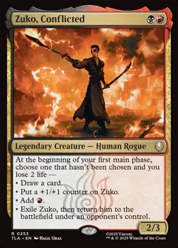 Zuko, Conflicted 253 Magic: The Gathering Avatar: The Last Airbender Regular NM - Image 1