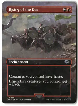 MTG Rising of the Day (Borderless) [LTR - 427] LP - Image 2