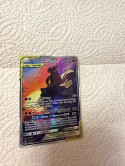 Marshadow & Machamp GX TAG TEAM Full Art Holo 199/214 Unbroken Bonds HP270 - Image 4