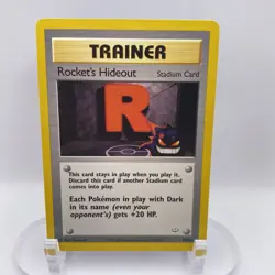 Rocket's Hideout 63/64 Neo Revelation LP WOTC Pokemon TCG Vintage Single - Image 1