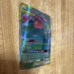 Pokemon Celebi & Venusaur GX TAG TEAM Full Art Holo 159/181 SM-Team Up - Image 2