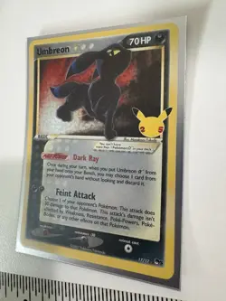Pokemon TCG Umbreon 17/17 POP Series 5 Holo Rare 70 HP English 2007 Fukuda - Image 3