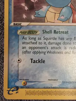 Pokemon Squirtle 46/95 Team Magma vs Team Aqua English 2004 LP - Image 5