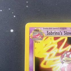 Sabrina's Slowbro 60/132 Pokemon TCG Gym Heroes 1st Edition NM Vintage 2000 5 - Image 2