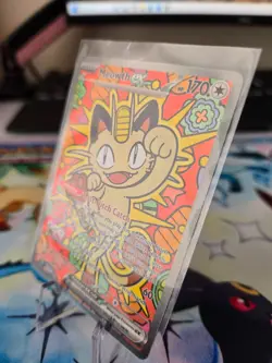 Meowth ex 121/088 Special Illustartion Rare Perfect Order Pokemon English - Image 4