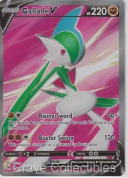 Gallade V 181/196 Ultra Rare Lost Origin Pokemon NM/M - Image 1
