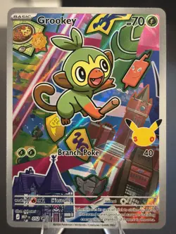 Grookey 052 Pokemon TCG First Partner Illustration Collection Series 2 Promo NM - Image 1