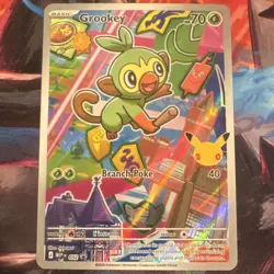 Pokemon TCG Grookey 052 Mega Evolution Promo Near Mint - Image 1