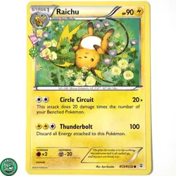Pokemon Raichu RC9/RC32 Generations Radiant Collection LP LIght Play - Image 1
