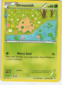 Shroomish RC2/RC32 Generations: Radiant Collection Common MP Pokemon - Image 1