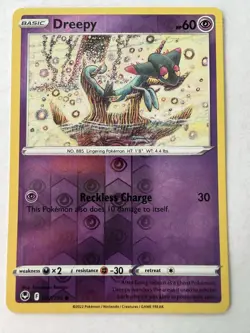 Pokemon - Dreepy - Common - Reverse Holo - 087/195 - NM - Image 1
