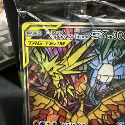 Moltres Zapdos Articuno GX Hidden Fates Pokemon Black Star Promo SM210 SEALED - Image 3