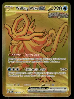 Pokemon Cards Walking Wake ex 178/131 Prismatic Evolutions Hyper Rare LP - Image 1