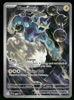 2023 Thundurus - 209 Promo Holo NM SV: Scarlet & Violet Promo Cards Pokemon - Image 1
