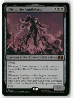 Ultron the Annihilator 668 Foil Commander: Marvel Super Heroes Magic: - Image 1