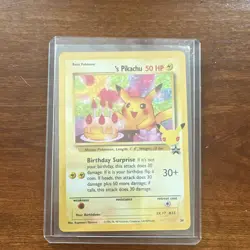 Pokemon TCG Birthday Pikachu (______'s Pikachu) Wotc Promo Holo 24/53 50 HP - Image 1