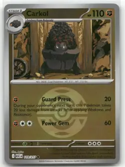 Carkol 119/217 Dusk Ball Reverse Holo Ascended Heroes Pokemon TCG - Image 1
