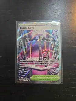 Pokemon TCG Holo Ultra Rare Full Art Battle Cage 116/094 PACK FRESH - Image 1