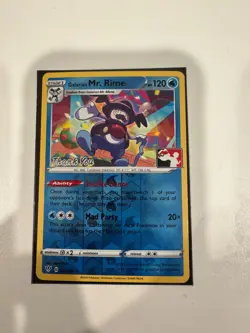 Galarian Mr Rime (Pokemon League Thank You Stamp) Reverse Foil #036 - Image 1