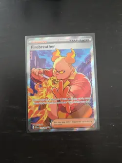 Pokemon Firebreather #119/094 Full Art Trainer Holofoil Phantasmal Flames - Image 1