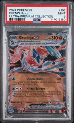 Greninja Ex Pokemon Ultra-Premium Collection 106/167 Metal PSA 9 MINT - Image 1