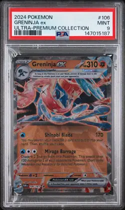 Greninja Ex Pokemon Ultra-Premium Collection 106/167 Metal PSA 9 MINT - Image 3