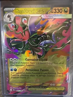 Pokemon TCG Mega Dragalge Ex 056/086 Double Rare - Image 1