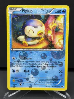 Pokemon Piplup RC6/RC25 Legendary Treasures Radiant Collection Holo - LP - Image 1