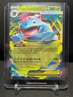 Mega Venusaur ex 003/132 Double Rare Holo Pokemon 2025 Mega Evolution NM - Image 1