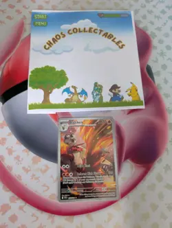 Pokemon TCG Blaziken 192/182 Destined Rivals Illustration Rare NM - Image 1
