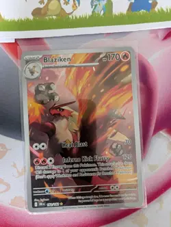 Pokemon TCG Blaziken 192/182 Destined Rivals Illustration Rare NM - Image 2