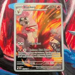 Blaziken 192/182 Illustration Rare Destined Rivals Pokemon TCG Pack Fresh NM - Image 1