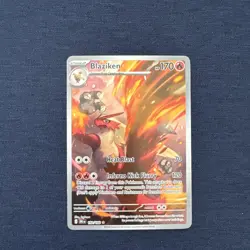Blaziken 192/182 Illustration Rare Destined Rivals Pokemon TCG Pack Fresh NM - Image 1