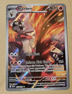 Pokemon TCG Blaziken 192/182 Destined Rivals Illustration Rare NM - Image 1