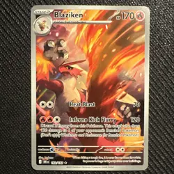 Pokemon TCG - Blaziken - Illustration Rare SV10: Destined Rivals 192/182 NM - Image 1