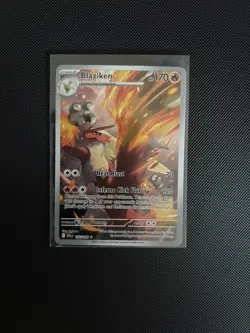 Pokemon TCG Blaziken 192/182 Destined Rivals Illustration Rare NM - Image 1