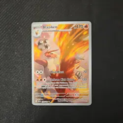 Pokemon TCG Blaziken 192/182 Destined Rivals Illustration Rare NM - Image 1
