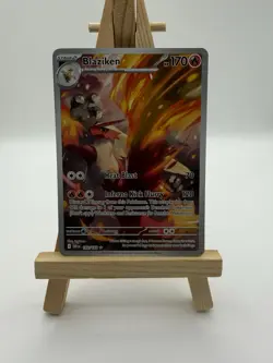 Pokemon TCG Blaziken 192/182 Destined Rivals Illustration Rare NM - Image 1