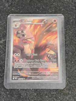 Pokemon TCG Blaziken 192/182 Destined Rivals Illustration Rare NM - Image 3