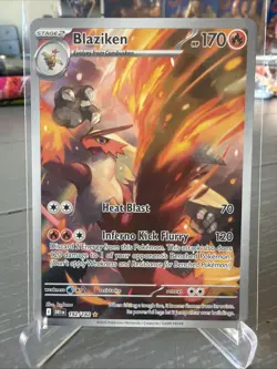 Blaziken 192/182 - Pokemon TCG Destined Rivals Illustration Rare NM - Image 1