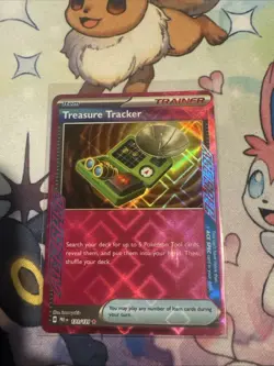 Treasure Tracker 131/131 Prismatic Evolutions Pokemon NM - Image 1