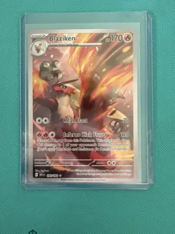 Pokemon TCG Blaziken 192/182 Destined Rivals Illustration Rare - NM - Image 1