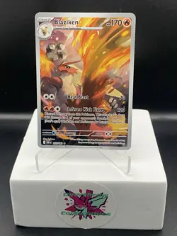 Pokemon TCG Blaziken 192/182 Destined Rivals Illustration Rare Nm - Image 1