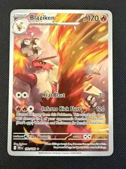 Pokemon TCG Blaziken 192/182 Destined Rivals - Illustration Rare - NM - Image 1