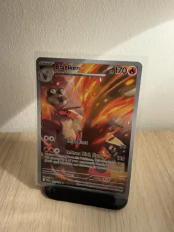 Pokemon TCG Destined Rivals - Blaziken 192/182 Illustration Rare NM - Image 1