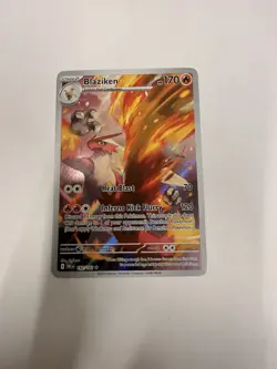 Pokemon TCG Blaziken 192/182 Destined Rivals Illustration Rare Holo NM - Image 1