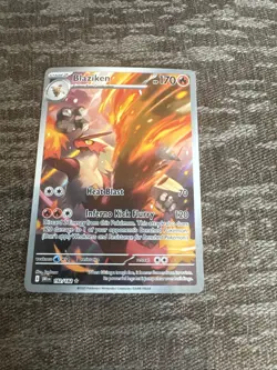 Pokemon TCG Blaziken 192/182 Illustration Rare Destined Rivals NM/M - Image 1