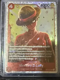 Monkey.D.Luffy OP12-015 One Piece TCG Secret Rare NM - Image 3
