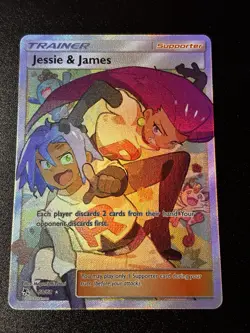 Pokemon TCG Hidden Fates Jessie James Full Art Ultra Rare Card 68/68 NM - Image 1