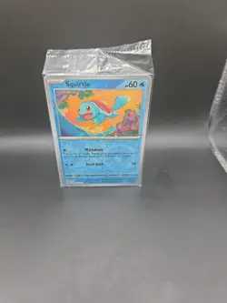 Pokemon Center Squirtle Stamped 151 Promo Card 007/165 Exclusive, Sealed - Image 1